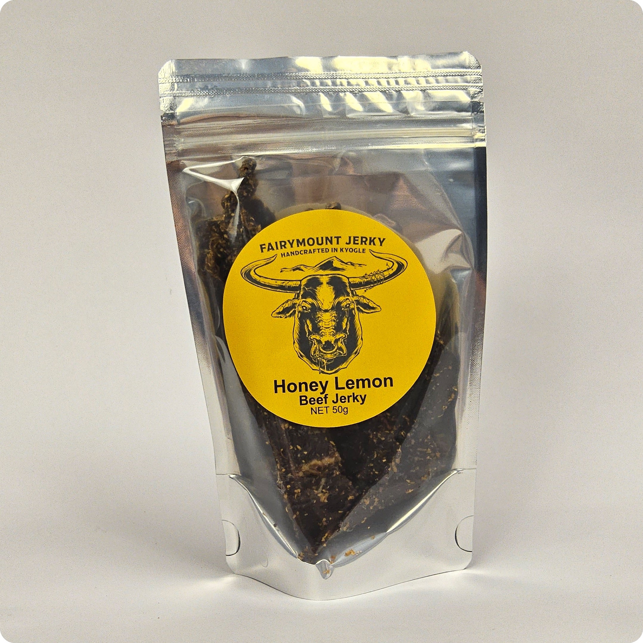 Honey Lemon Beef Jerky 50g part of Taster Pack 