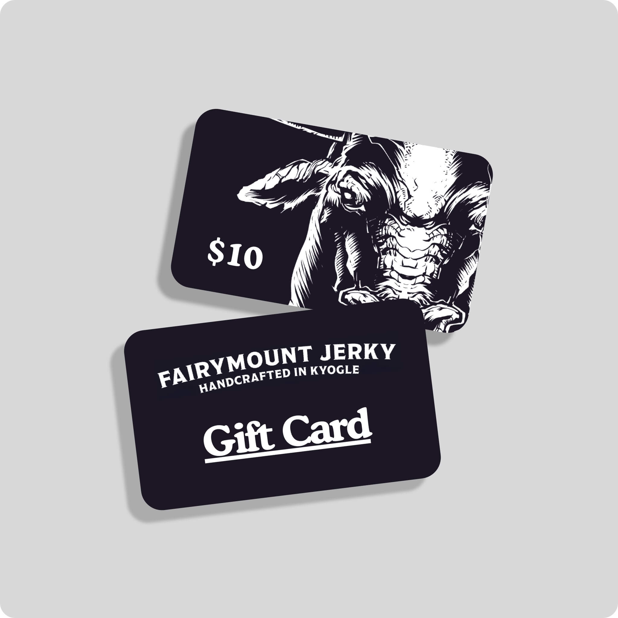 Fairymount Jerky Gift Card $10