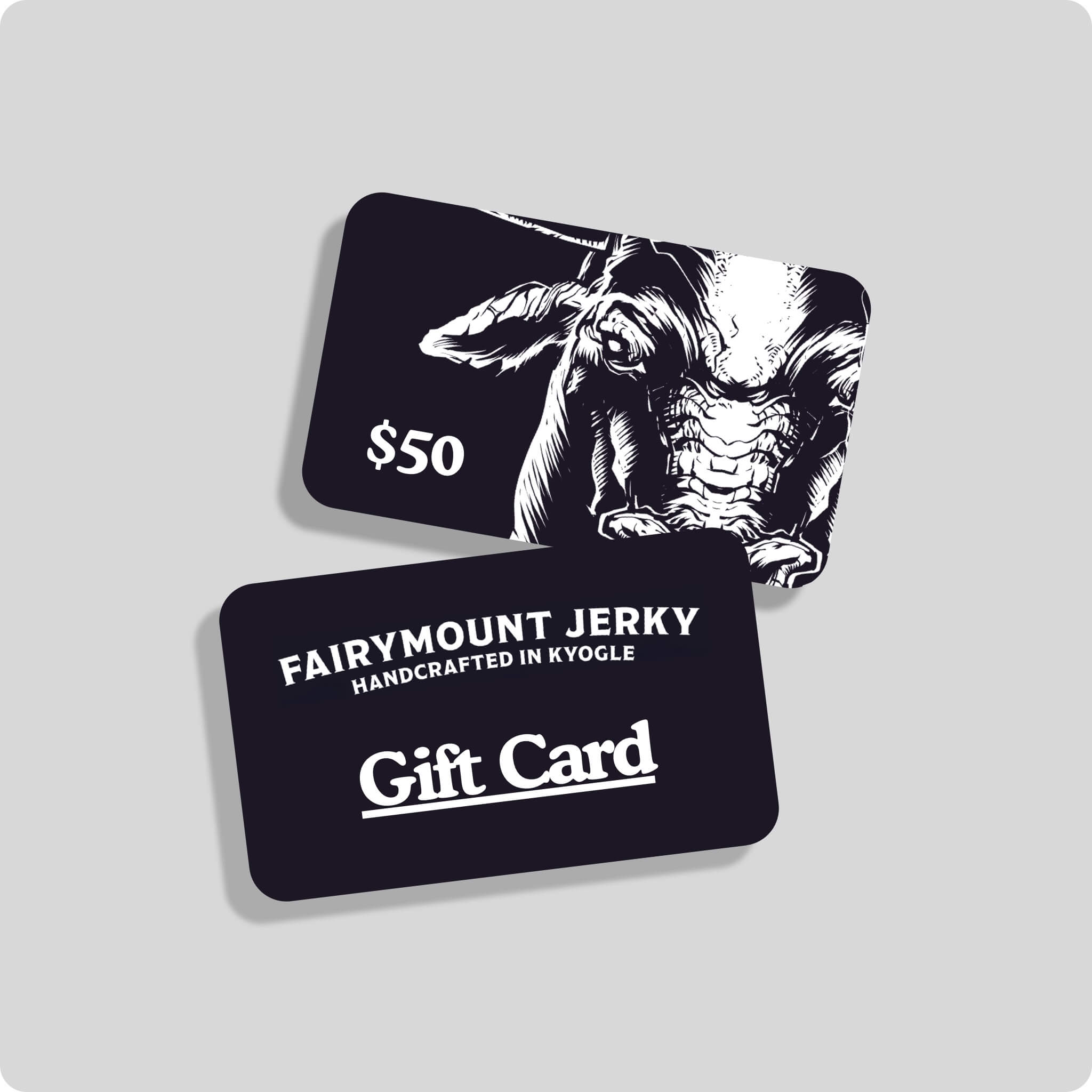 Fairymount Jerky Gift Card $50